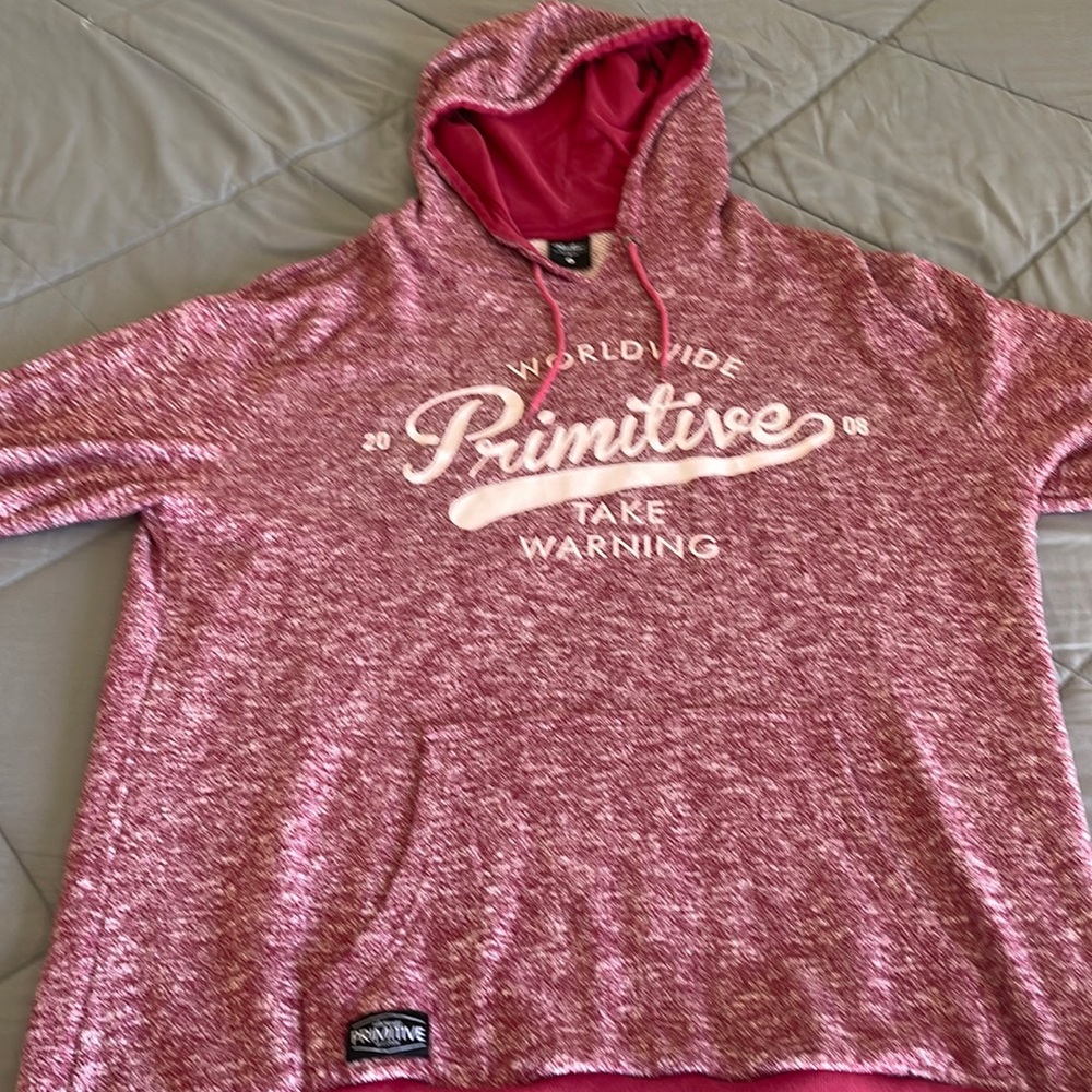 Burgundy primitive hoodie